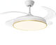 Extralink Ventilator de Tavan Transparent / Alb