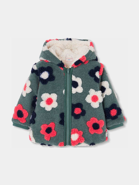 Kids Short Green Coat
