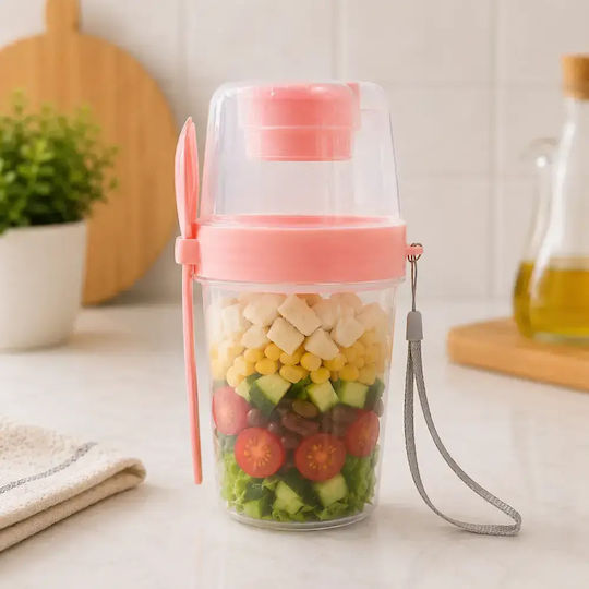 Pandaboo Plastic Kids' Food Container Pink