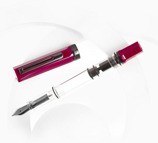 Twsbi Πένα Καλλιγραφίας Fine Μωβ με Μαύρο Μελάνι