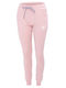 Pantaloni de trening cu elastic Pink