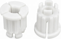 White Plastic Cap Battery Mechanism 05007