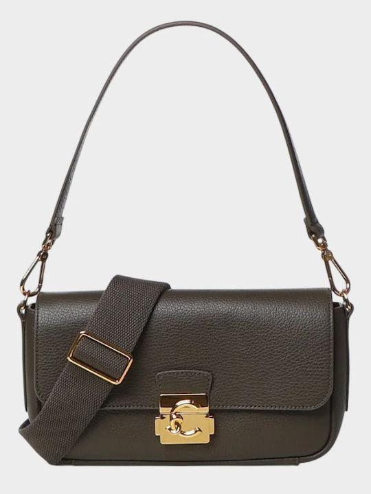 Coccinelle Leather Women's Shoulder Bag Brown