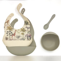 Baby Cloud Silicone Feeding Set 4 Pieces
