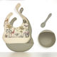 Baby Cloud Silicone Feeding Set with Anti-Slip Base 4 Pcs