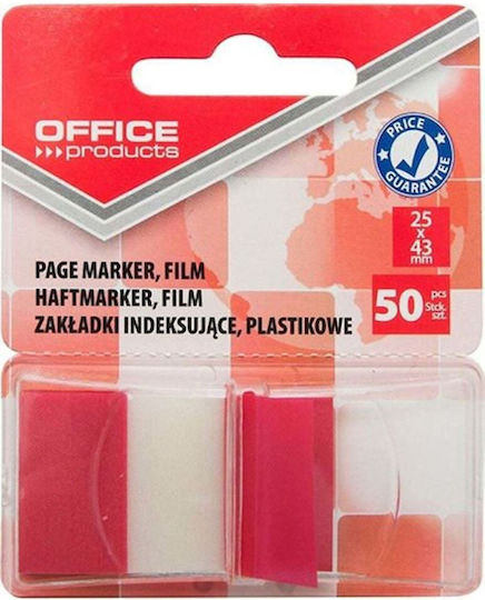 Lesezeichen Office Rotes 25x43mm 50 Stück 14223121-03