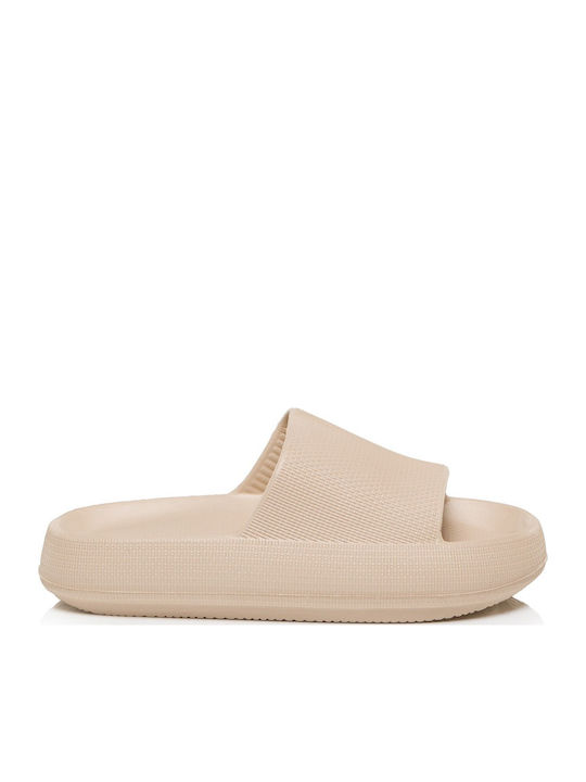 Jomix Slides in Beige Color