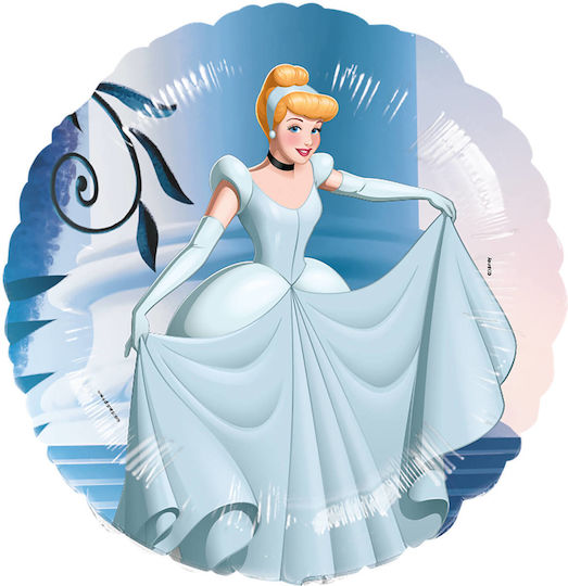 Foil Luftballon 17 Aschenputtel Cinderella 45 cm Prinzessin