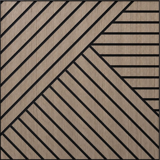 MDF Adhesive With Glue Black 60x60x1cm
