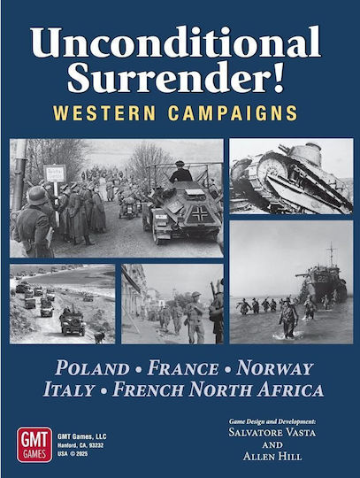 Επιτραπέζιο Παιχνίδι Unconditional Surrender: Western Campaigns για 2 Παίκτες 14+ Ετών (EN) GMT Games