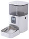 M-Pets Smarto M700 Automatischer Futterautomat für Hund & Katze 4lt 33,8cm in Weißer Farbe