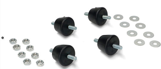 SKL Anti-Vibration Floor Air Conditioner Support Brackets 3x3cm 4 Pieces