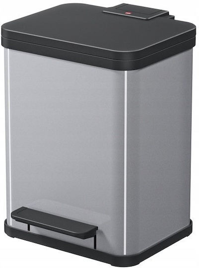 Hailo Hailo Mülleimer Aus Inox Mit Pedal Graue 17lt Hailo Hailo Mülleimer Aus Inox Mit Pedal Graue 17lt