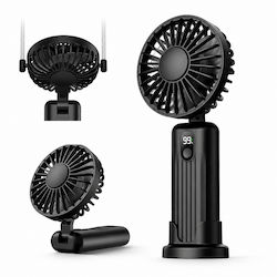 Ventilator De Mână USB Pliabil 5W Negru ZY12773QWS81