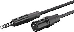 Goobay XLR female - 6.3mm male 2m 80050