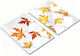 Tulup Set Yellow Glass Chopping Board 52x40cm 2 Pieces