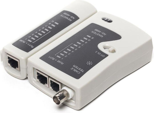 Netrack 103-02 Тестер на кабели за мрежа RJ11 / RJ12 / RJ45 / BNC