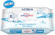 Dog and Cat Wet Wipes Amoremio Acqua 99% Water 40 Pcs