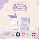 A Little Lovely Company Kids Water Bottle Set Made of Tritan Plastic Unicorns Thermos with Straw Non Spill Tritan 450ml