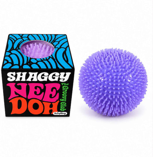 Nee Doh Shaggy Squishy Aφρώδες Lila