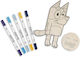Next Bluey Set de colorat din lemn