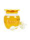 Bimberek General Use Glass Transparent Vase with Lid 380ml 1 Piece