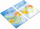 Tulup Schneidebrett Glas Gelb Set 52x30cm 2 Stück