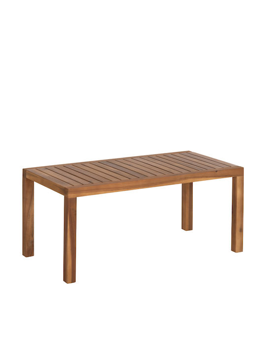 Wooden Sitting Room Table for Small Outdoor Spaces Kirby Natural 88x44x40cm