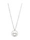 Senza Necklace With Heart Design Made Of Silver