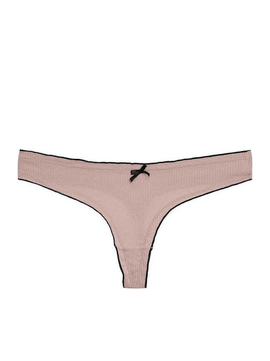 Celestino String Ριπ Βαμβάκι Μπεζ