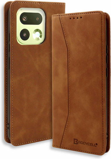 Bodycell Book Case Pu Leather Realme 16 Pro Plus Brown