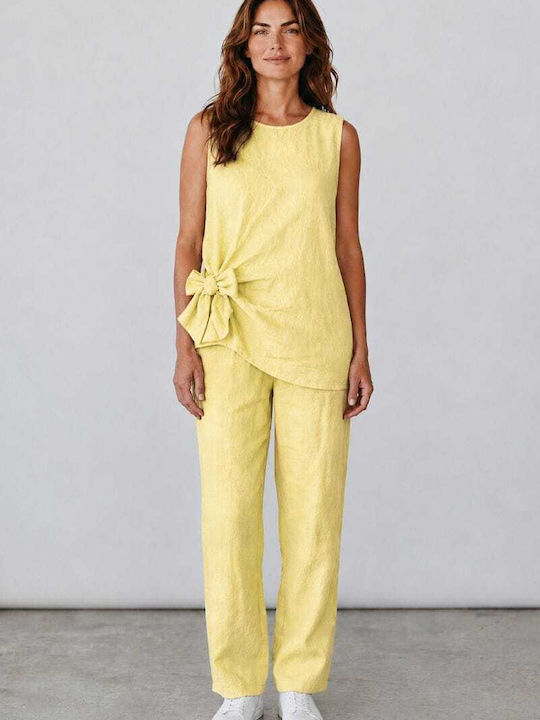 Liva Fashion Yellow Blouse