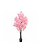 Artificial Pink Cherry 6 Woven Trunks Potted Plant 210cm 87219-2