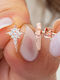 Heliophilia Silver Silver Gold Plated Pink Earrings