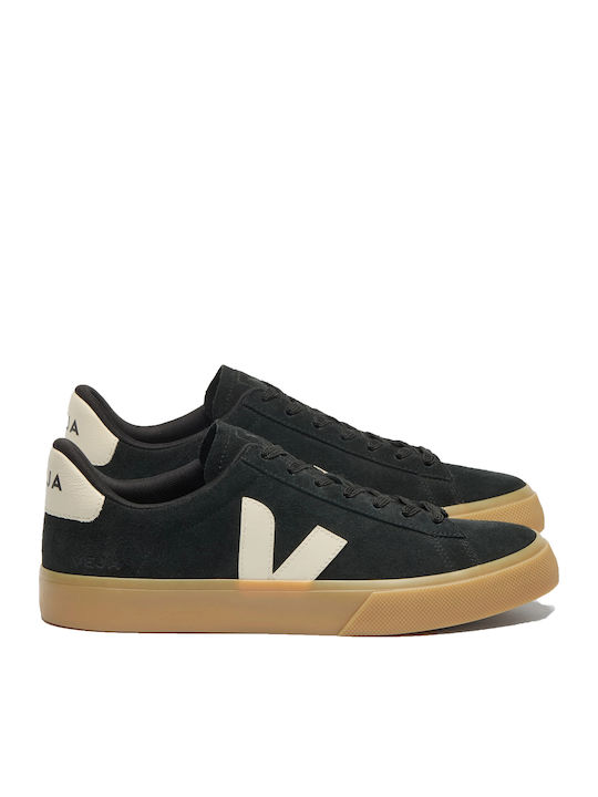 Veja Campo Herren Sneakers Schwarz Pierre / Nat...