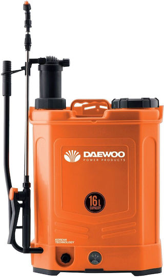 Daewoo Раница за пръскане 12V с батерия 8Ah с капацитет 16 л