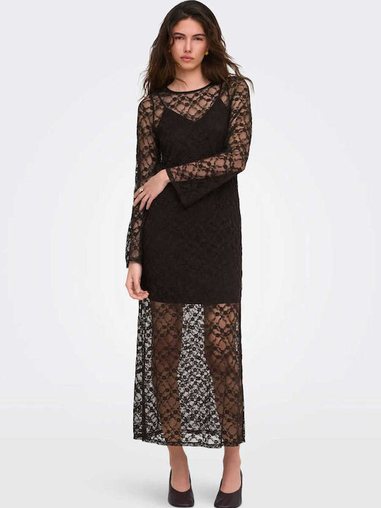 Jdy Rochie Maxi De Seară De Vară Cu Dantelă Mulch