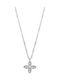 Senza Women's Silver Cross with Chain