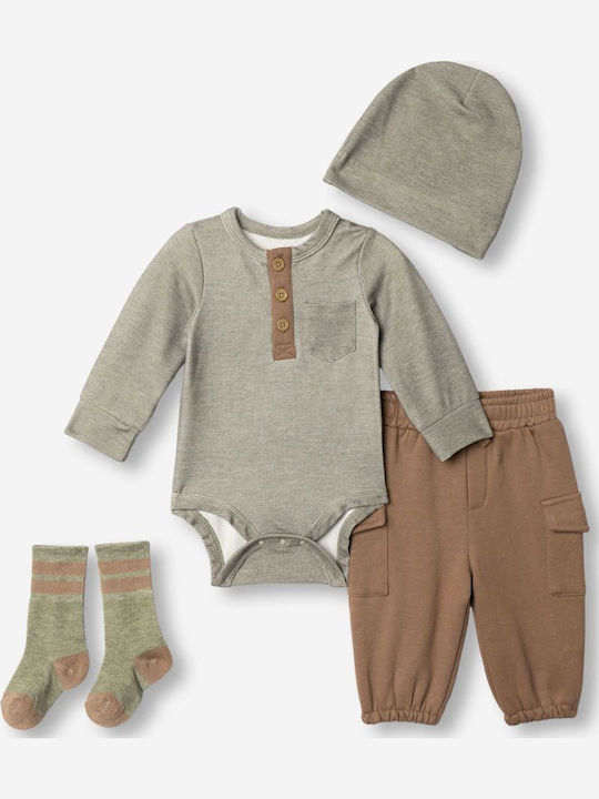 Kids Set with Pants Summer 4 Pieces Green