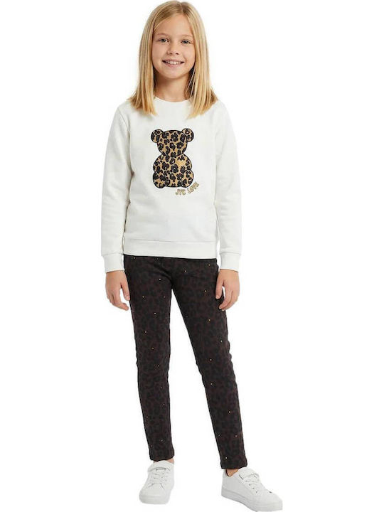 Joyce Παιδικό Σετ με Κολάν Καλοκαιρινό 2τμχ Λευ...