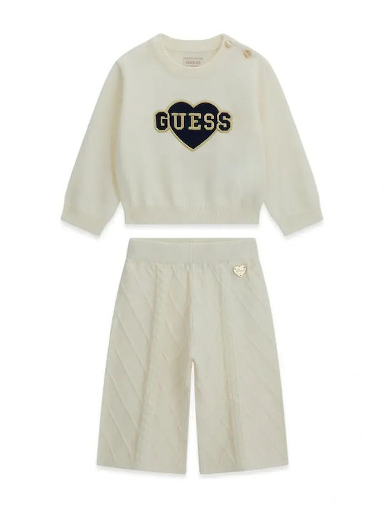 Kids Set with Pants Summer 2 Pieces Cream