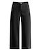 Celestino Blugi damă Crop Wide-leg Lejer Fit Negru