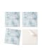 Set Of Vinyl Tiles Kitchen Or Bathroom Decoration Abstract Marble Pattern 4x50x50 Cm