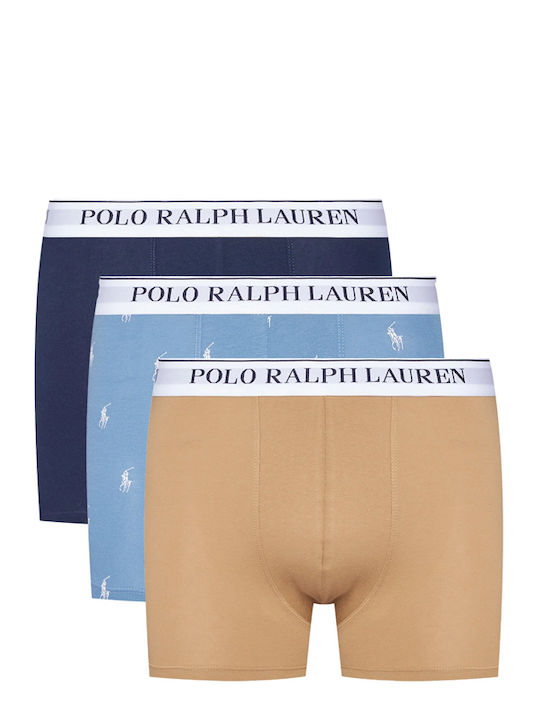 Ralph Lauren Boxeri pentru bărbați Bej- Albastr...