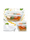 Bimberek Glas-Mittagsbox Weiß 640ml