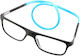 Nea Optiki Lesebrillen +2.50 mit Magnet in Schwarz Farbe MO1040C1250