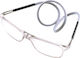 Nea Optiki Lesebrillen +3.25 mit Magnet in Transparent Farbe MO1040C2325