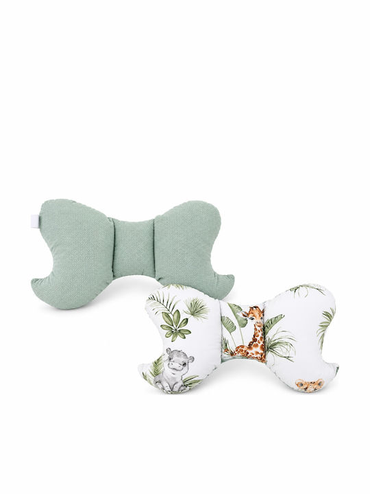 Maboo Kinder Wurfkissen Safari Grüne Beidseitige 35x21cm