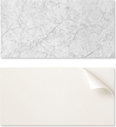 Vinyl Panel Kitchen Or Bathroom Decoration 100x50 Cm Marble Veins