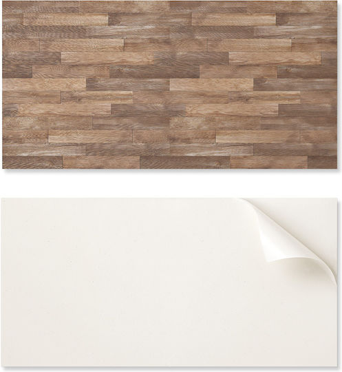 Vinyl Tile Set Kitchen Or Bathroom Decoration Floor Design 6x60x30 Cm